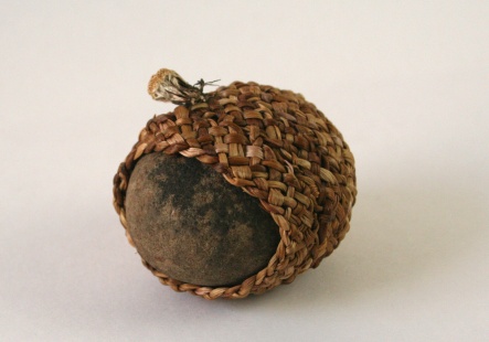 Wrapped Stone: Dandelion braid I