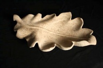 Ancaster weatherbed leaf vessels by Jude Tucker